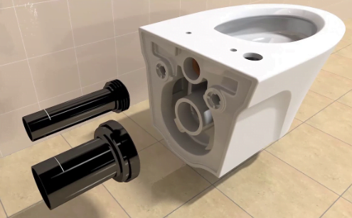 How to Convert a Floor Toilet to a Wall Mount Toilet 5