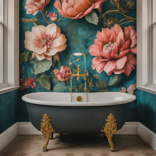 Oversized Floral Drama