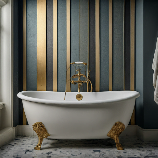 Metallic Stripes with Texture: