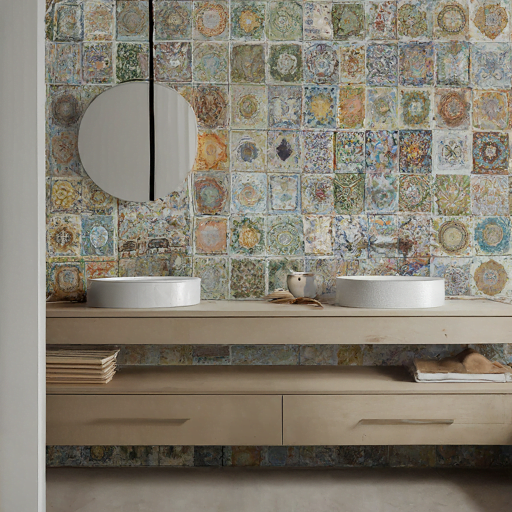 Textured Tile Illusion