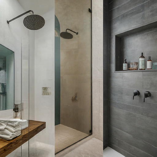 Shower Pan and Niche Ideas