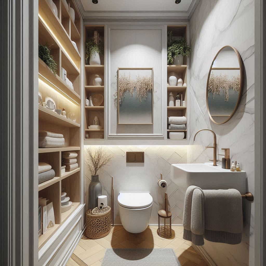 21 Super Chic Downstairs Toilet Design Ideas - sprucebath.com