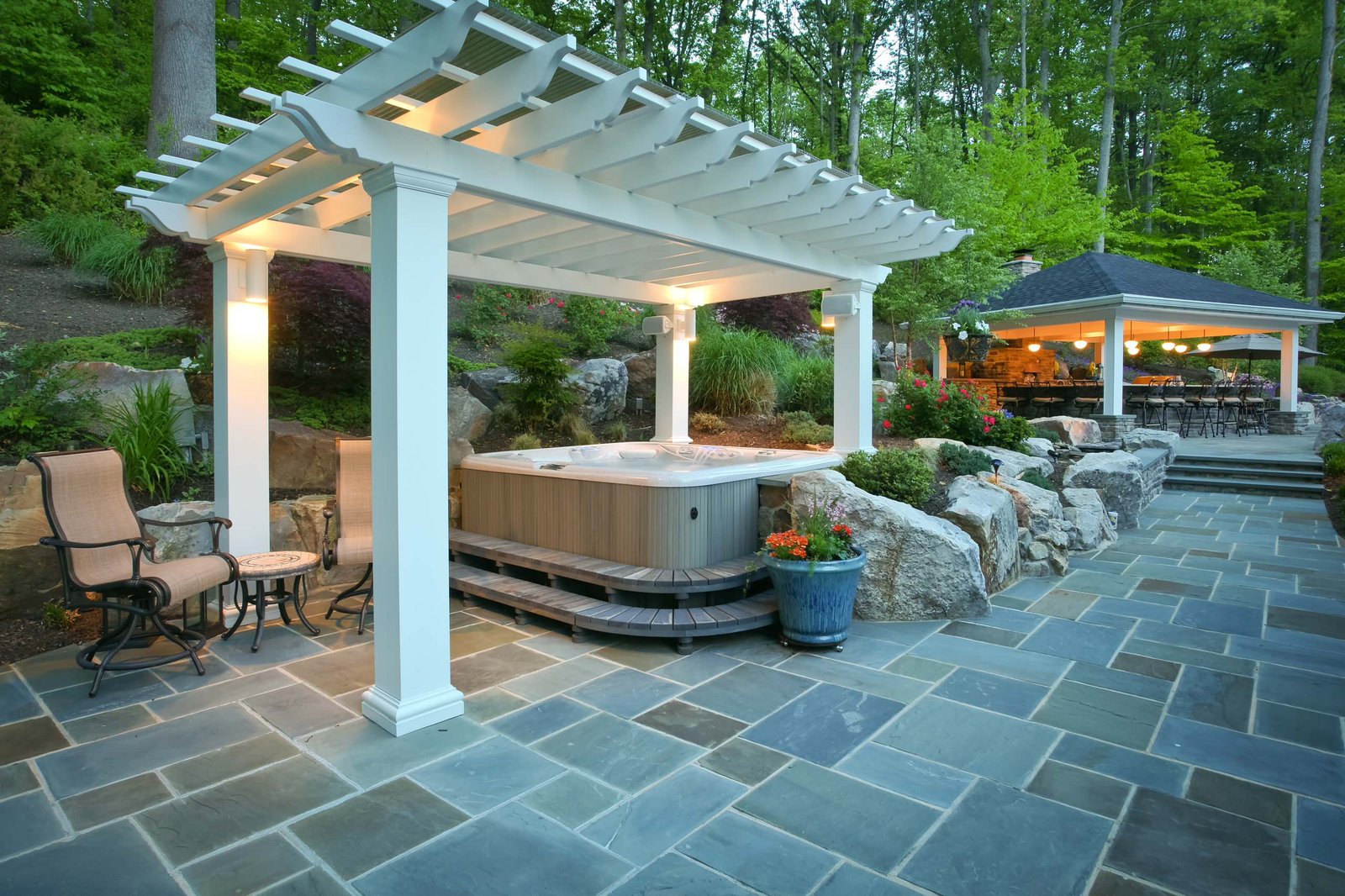 fiberglass pergola covering hot tub fine decks inc imgb581f03a00d87b07 14 0795 1 9090b78