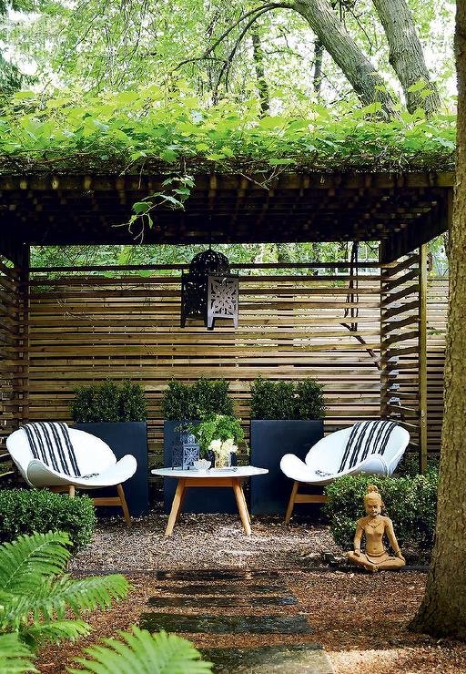 zen garden pergola