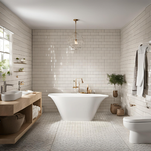 Neutral Bathroom Tile Ideas