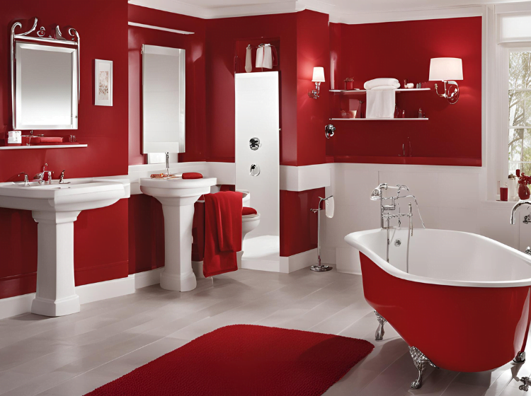 Red Bathroom Ideas
