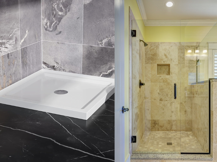 Shower Pan vs Tile Floor