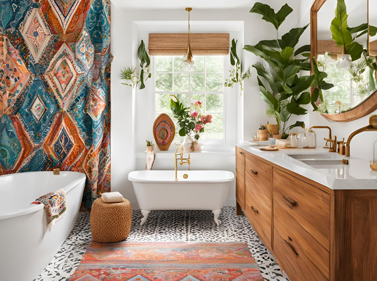 Small Boho Bathroom Ideas