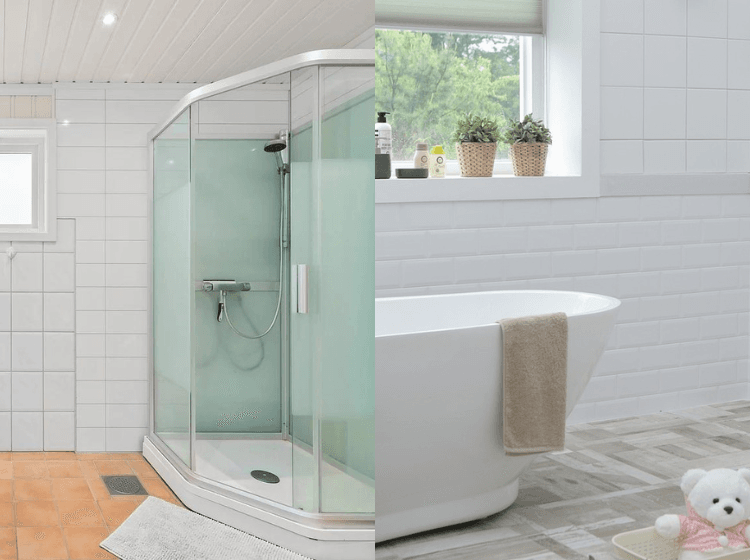 Walk in Shower Vs. Bathtub
