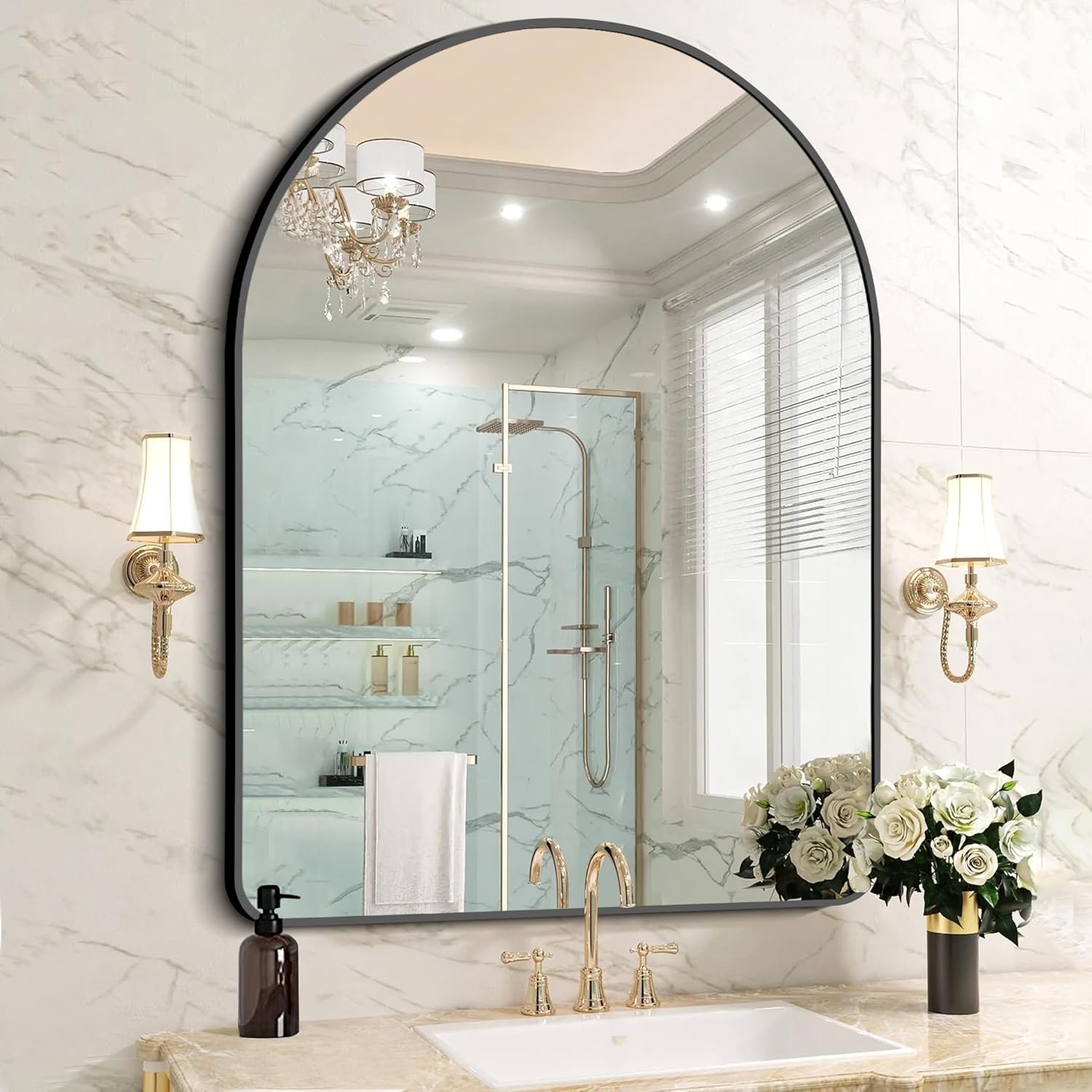 Arch Mirror Bathroom Ideas