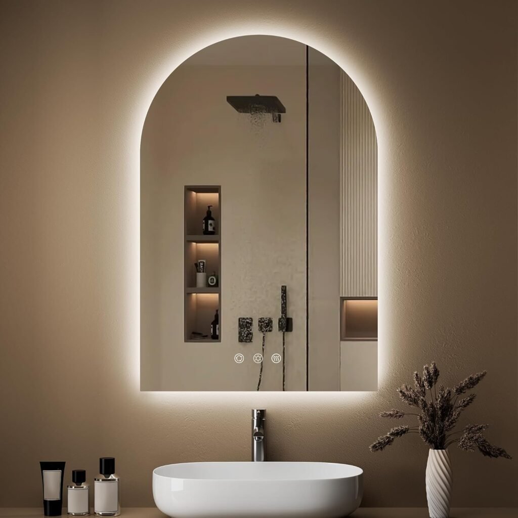 Backlit Mirrors for a Spa Like Glow