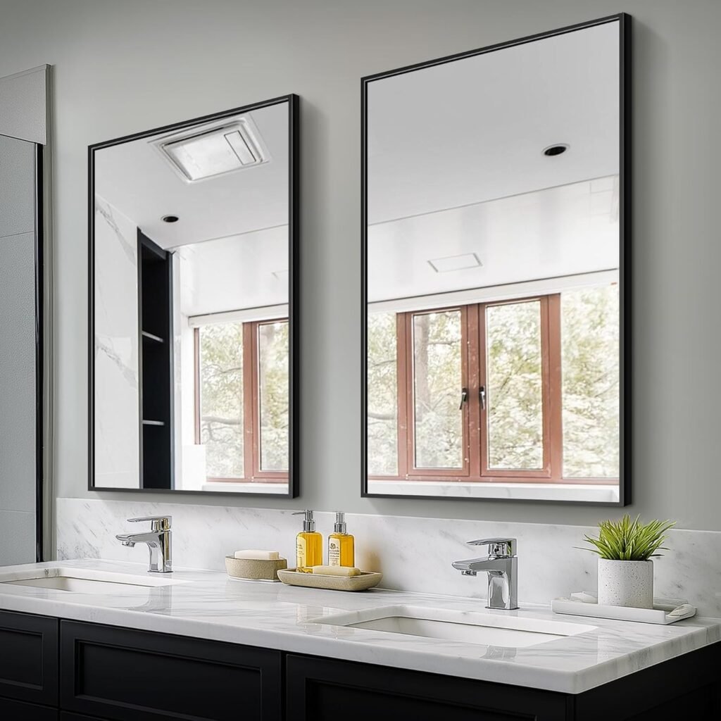 Double Vanity Mirrors for Symmetry