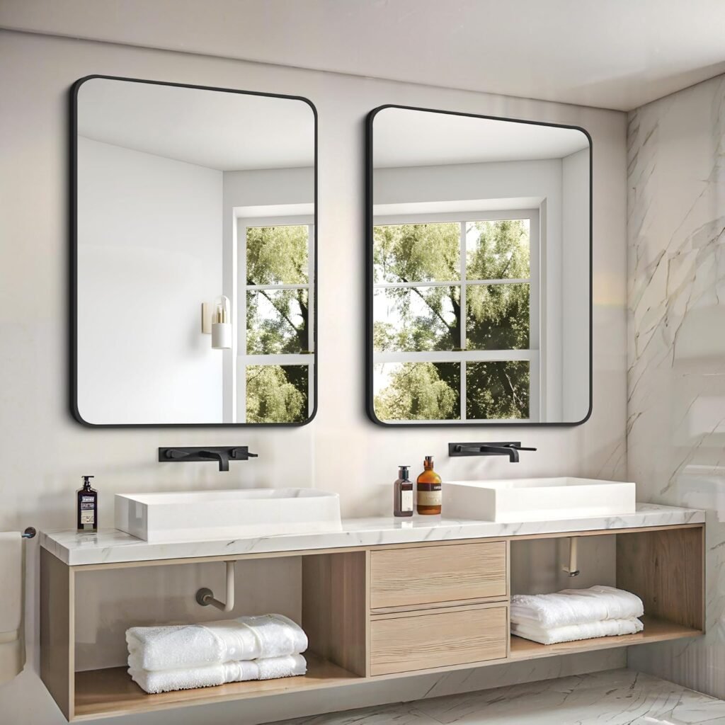 Gallery Wall of Small Mirrors