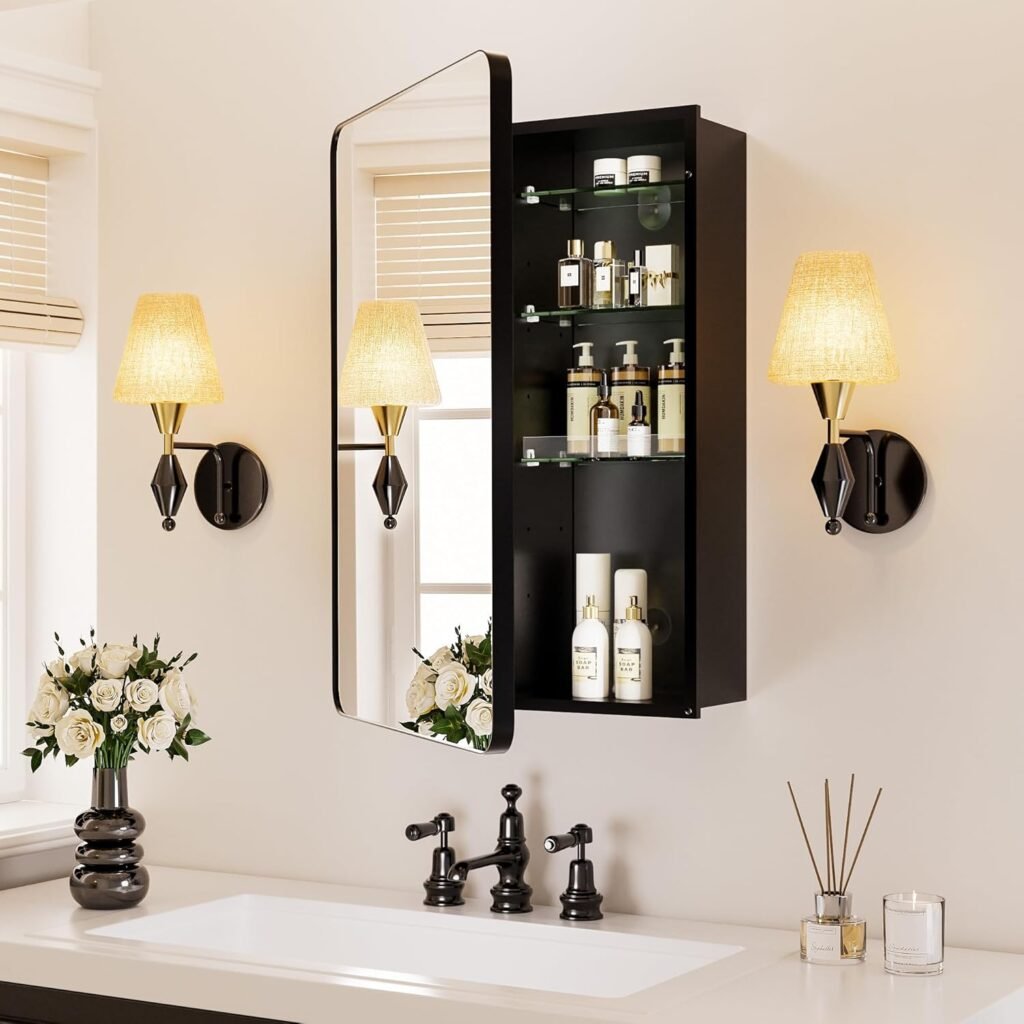 Mirror with Built In Storage