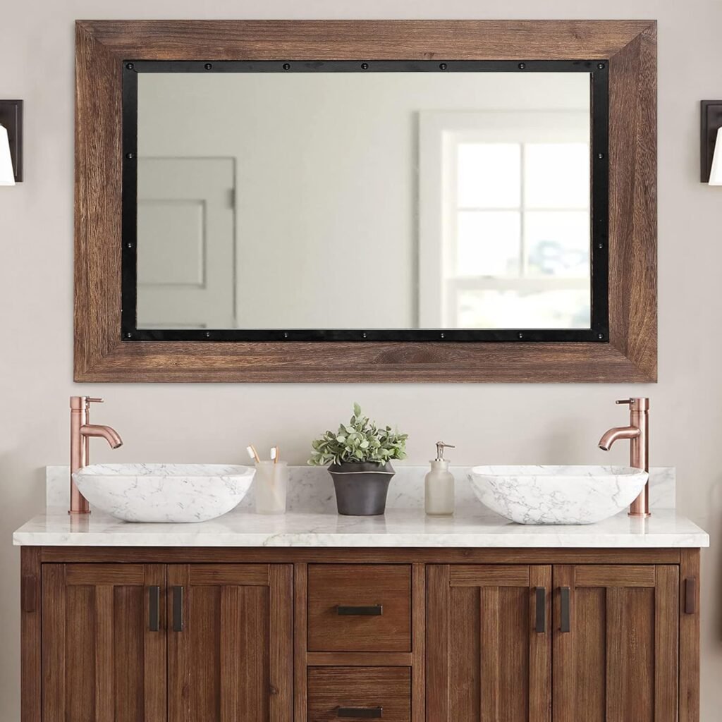 Rustic or Reclaimed Wood Frame Mirrors