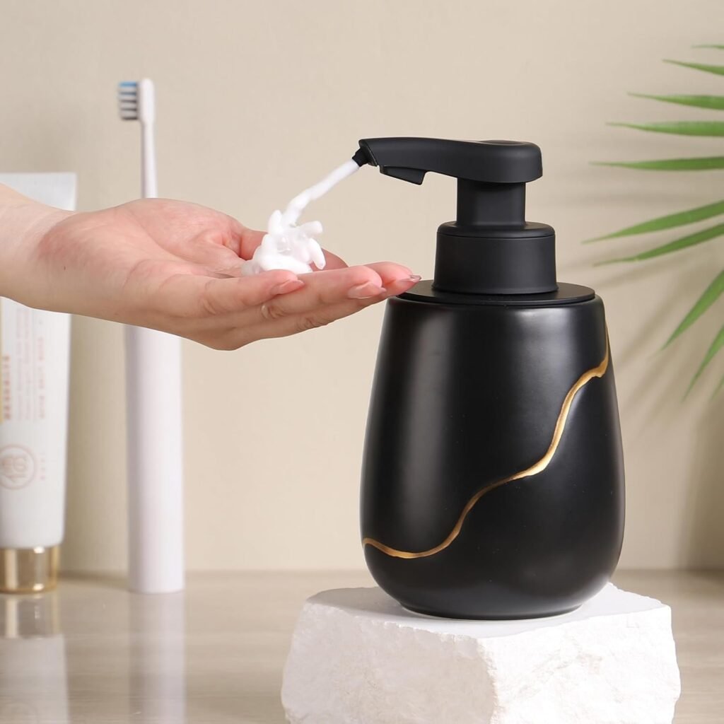 The Glossy Black USB C Rechargeable Dispenser