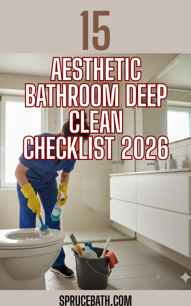 15 Aesthetic Bathroom Deep Clean Checklist 2026 2 15 Aesthetic Bathroom Deep Clean Checklist 2026