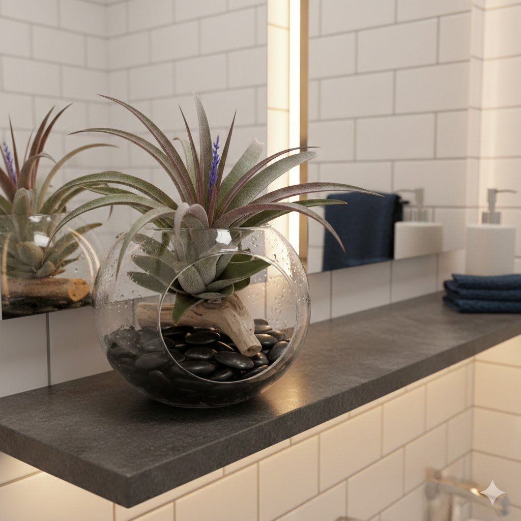 Best Low Light Plants for Windowless Bathrooms with High Humidity 12 Air Plant
