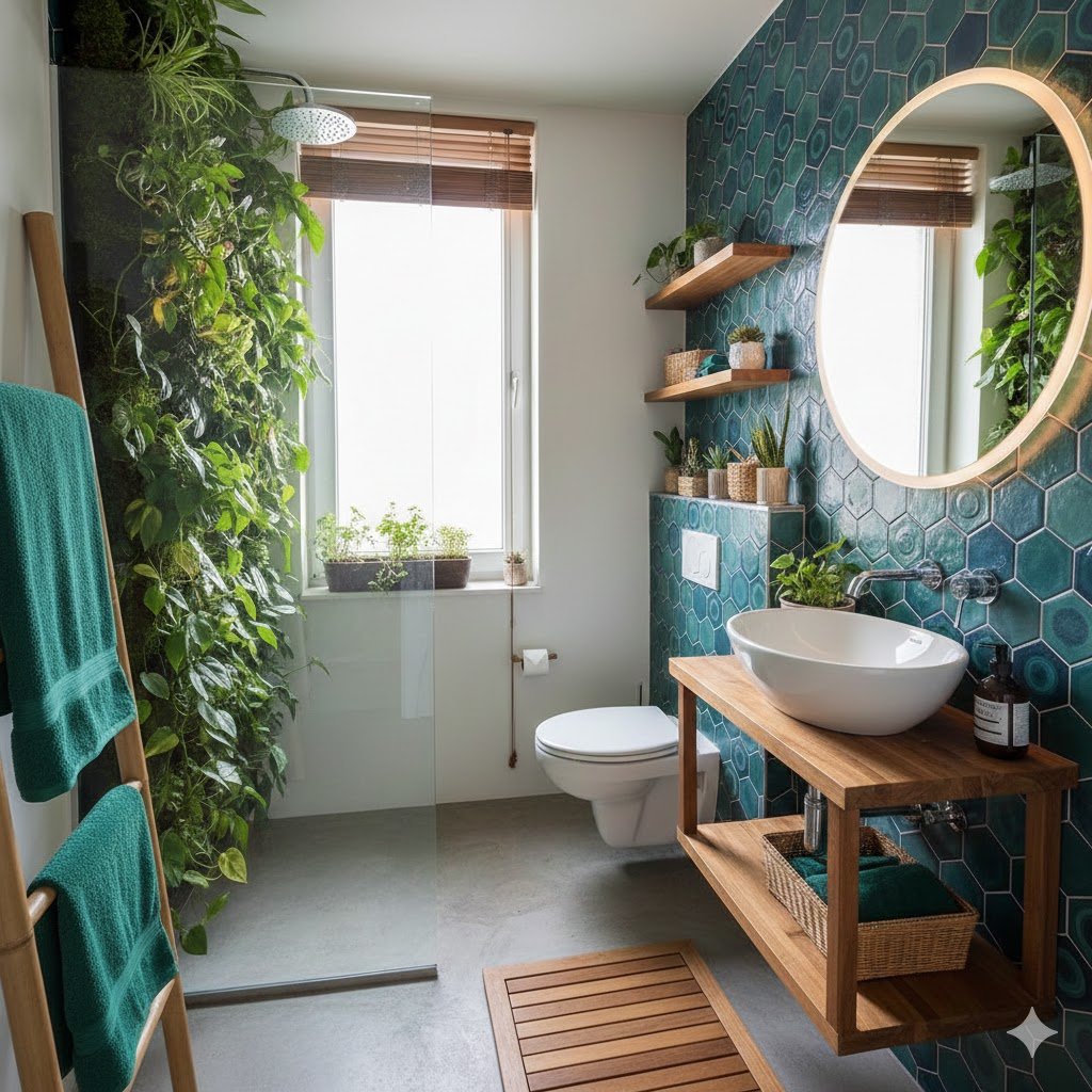 Biophilic Bathroom Design for Small Spaces