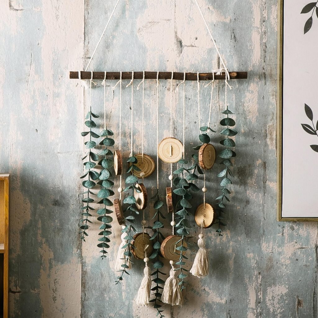 How to Accomplish Farmhouse Bathroom Wall Decor with Eucalyptus 5 DIY Eucalyptus Wall Hanging for Bathroom Decor