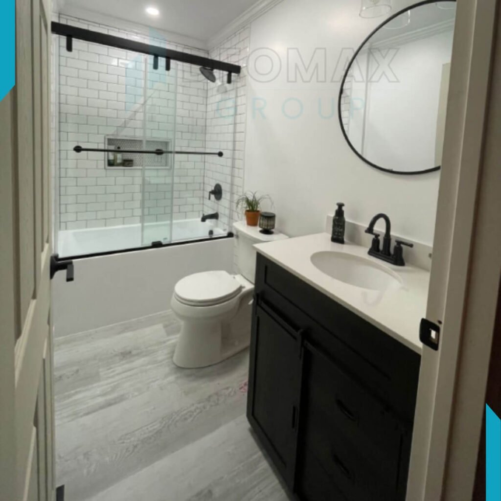 13 Modern Organic Bathroom Ideas for Small but Beautiful Spaces 5 Matte Black Fixtures