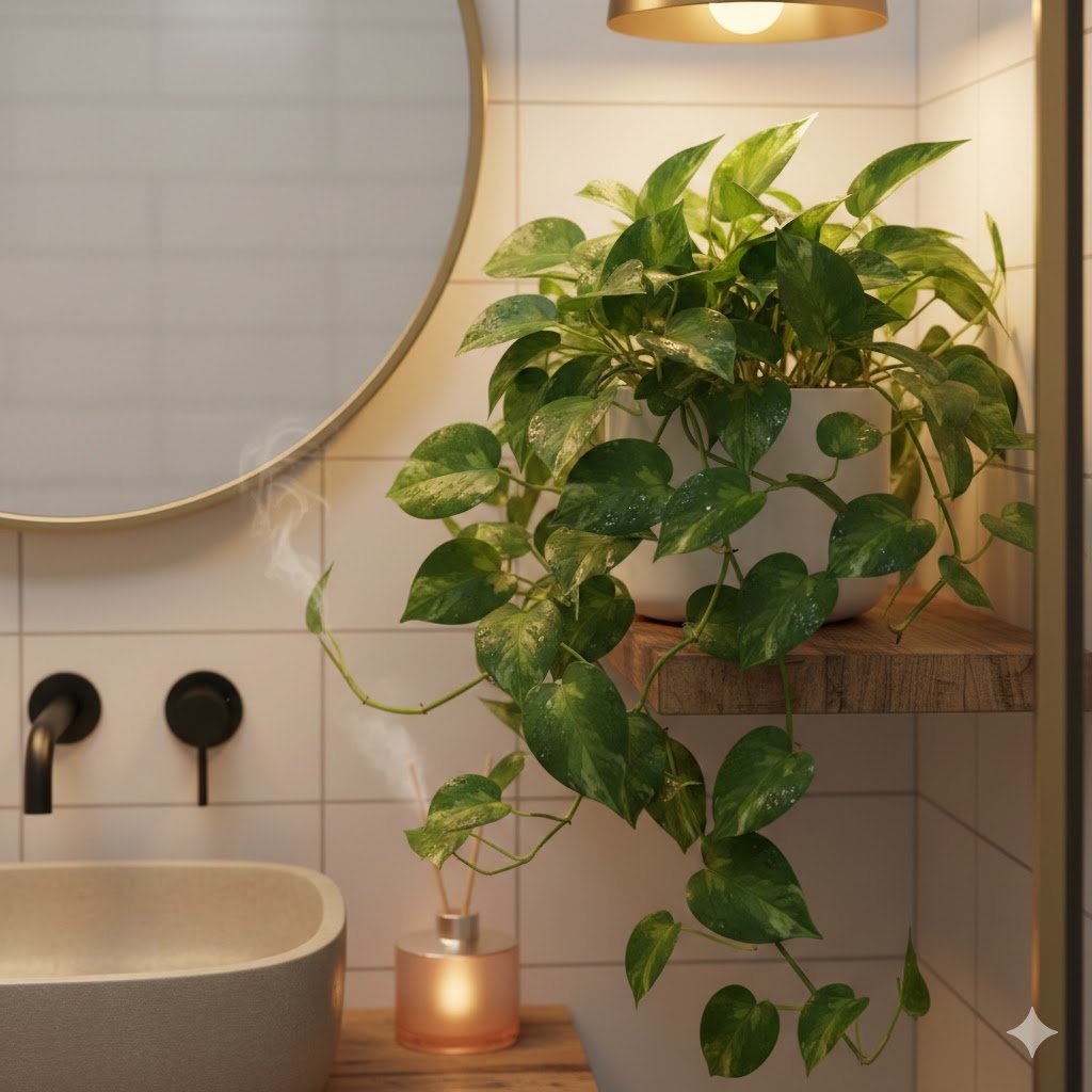 Best Low Light Plants for Windowless Bathrooms with High Humidity 6 Pothos