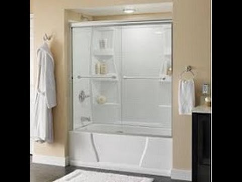 Sliding Glass Shower Door Installation On Fiberglass Tub