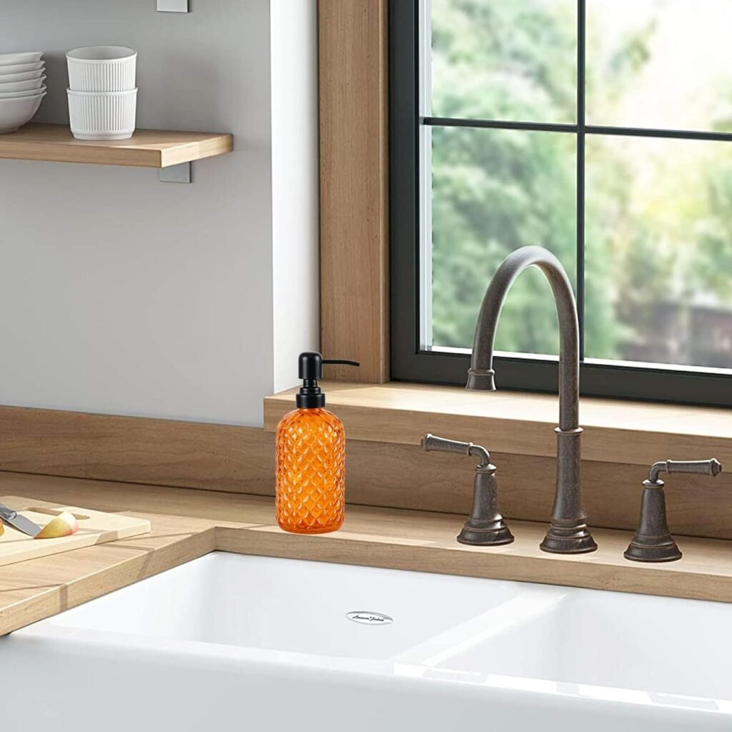 7 Stunning Earthy Terracotta Bathroom Accessories to Warm Up Your Space 2 Terracotta Soap Dispenser – An Earthy Countertop Upgrade