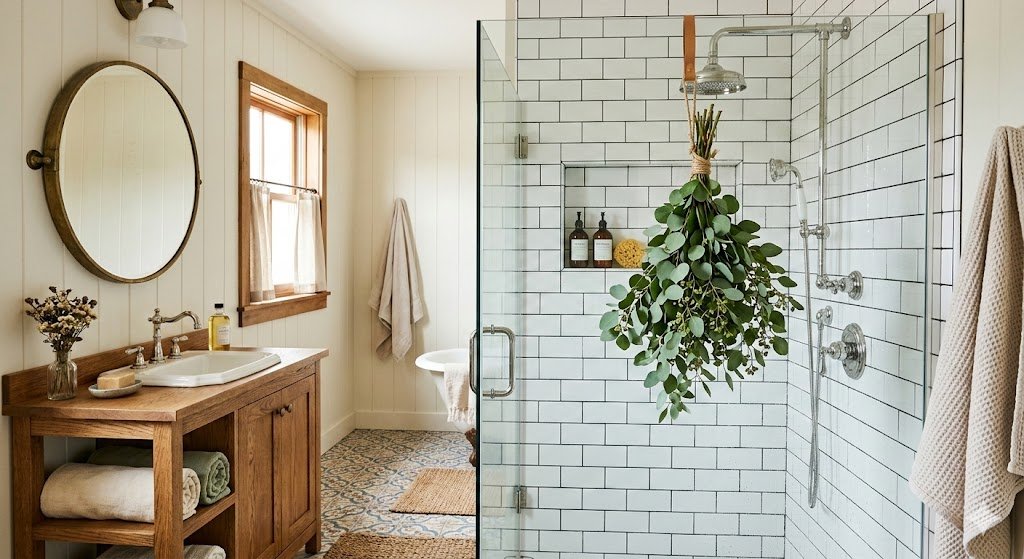 How to Accomplish Farmhouse Bathroom Wall Decor with Eucalyptus 2 unnamed 5