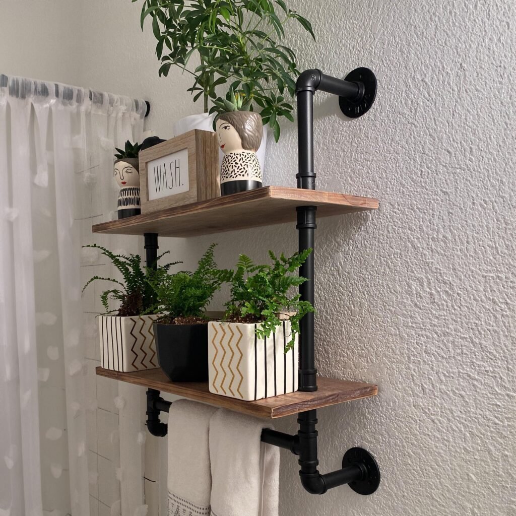 Industrial Pipe Shelving
