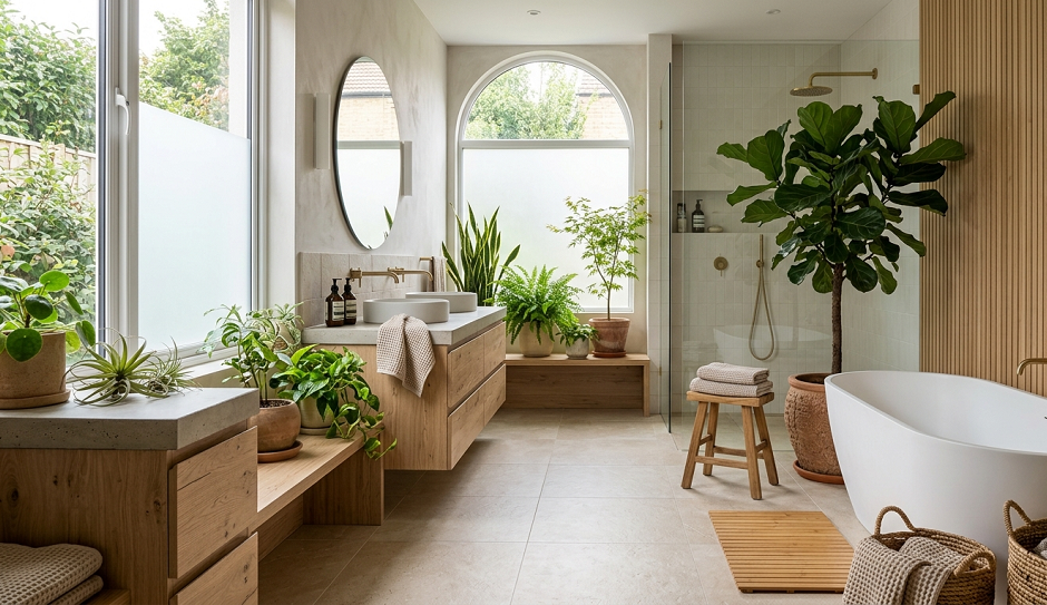 13 Japandi Bathroom Design Ideas for a Peaceful Minimalist Home55