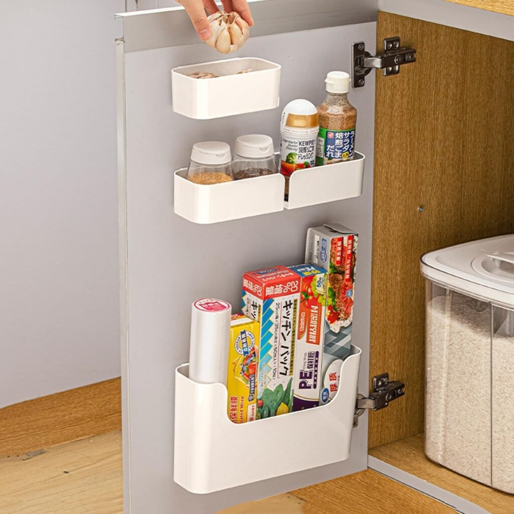 11 Best Bathroom Storage Organizers for Small Spaces 12 Adhesive Spice Racks for the Inside of Cabinet Doors