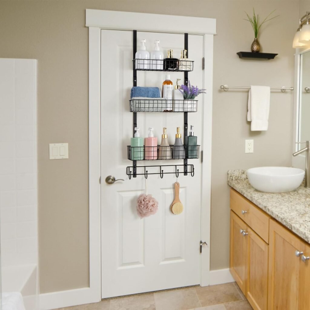 11 Best Bathroom Storage Organizers for Small Spaces 7 Over the Door Organizers