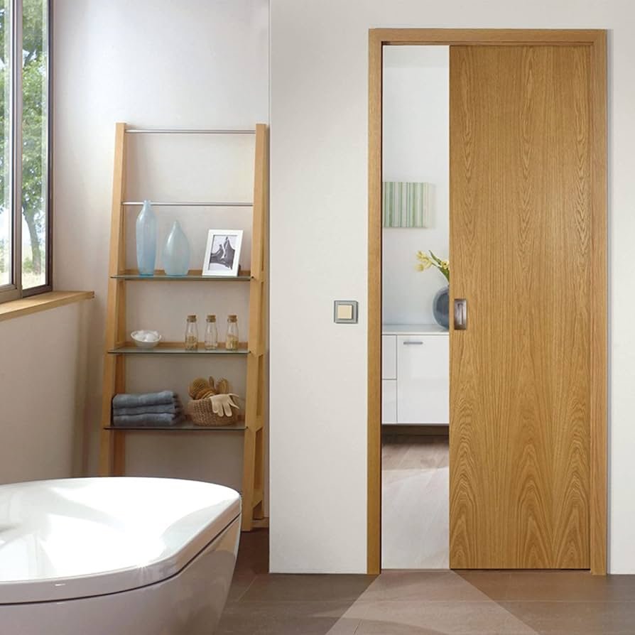 11 Small Spa Remodel Ideas That Actually Work 6 Pocket Door