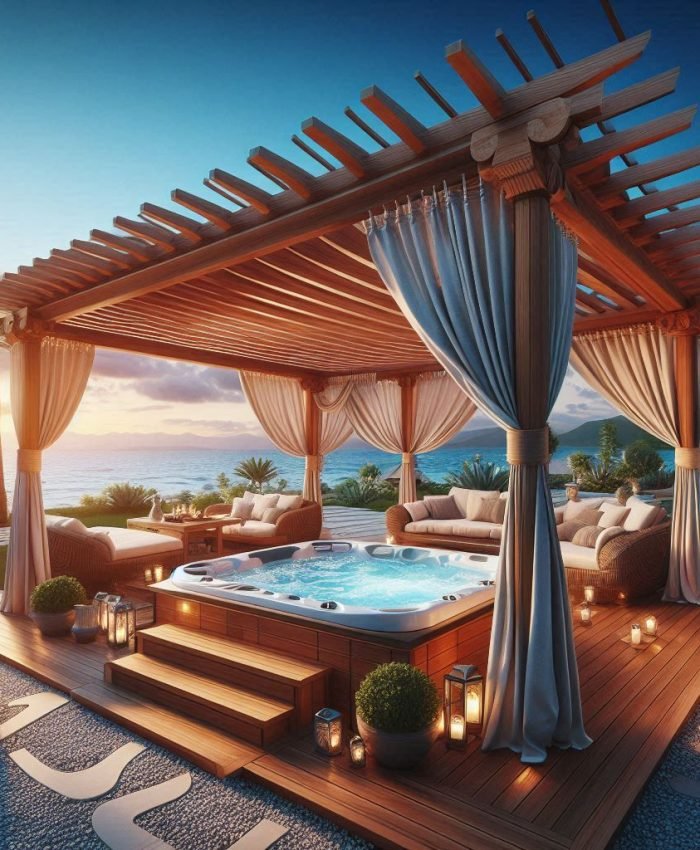 Hot Tub Pergola Ideas